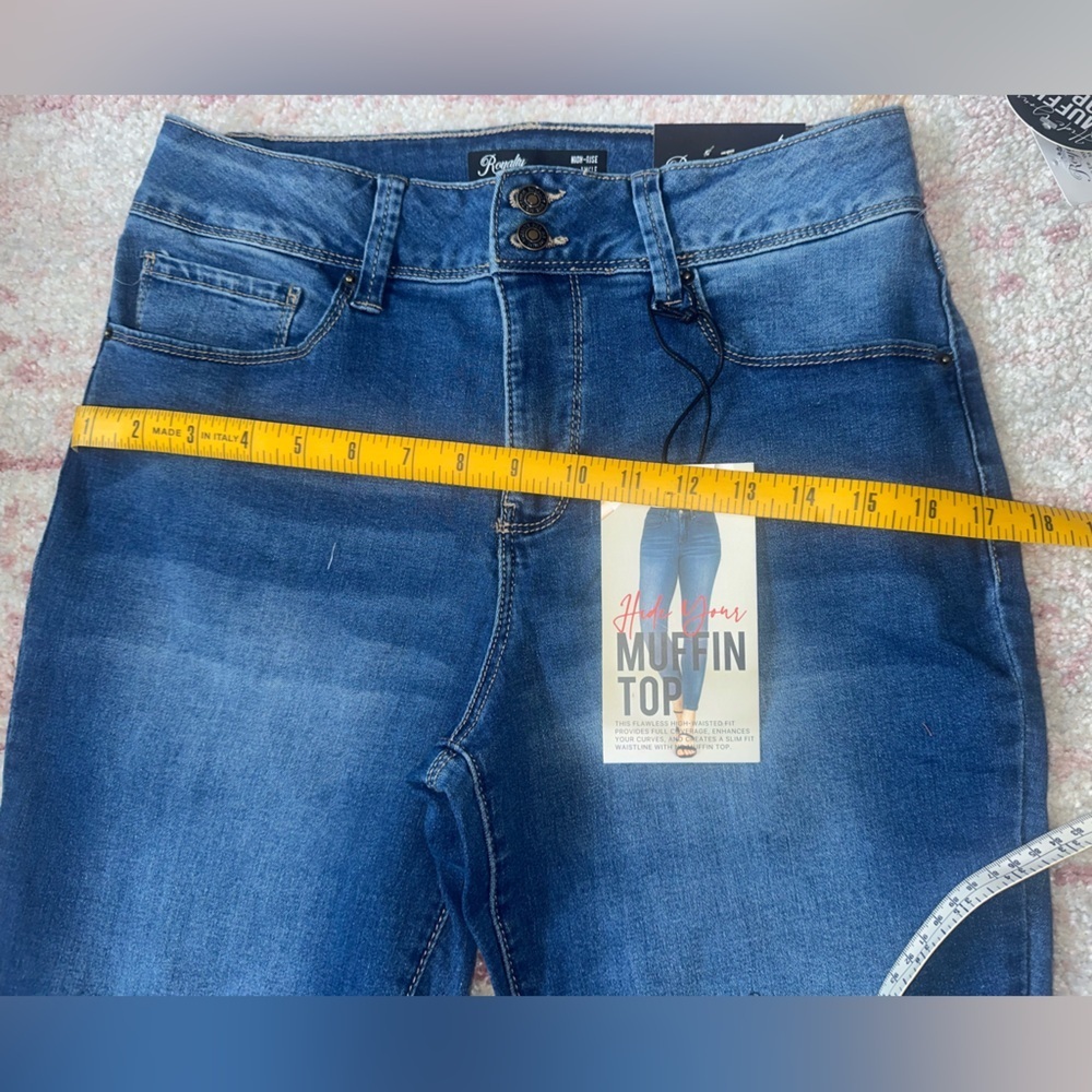 Royalty For Me Distressed Blue Skinny Jeans - Picture 2 of 10